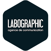 Logo de Labographic • Printing • Graphic • Béziers