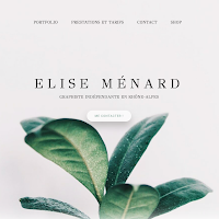 Logo d'Elise Ménard, Graphiste & illustratrice freelance
