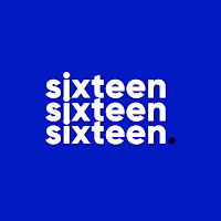 Logo de sixteen. studio graphique