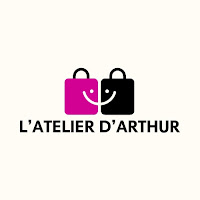 Logo de L'Atelier d'Arthur - textiles, objets et signalétique personnalisés 🧤🇫🇷