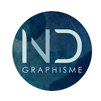 Logo de ND Graphisme, Nathalie Dupont graphiste freelance pour particuliers et entreprises