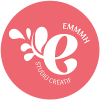 Logo de Studio Emmmh | Graphiste culinaire et communication
