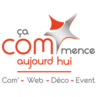 Logo de Ça com'mence aujourd'hui | Agence de communication