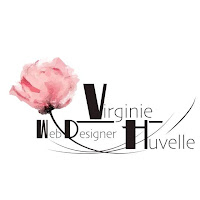 Logo de virginie HUVELLE - WEBDESIGNER