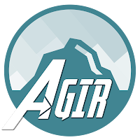 Logo d'AGIR en Com x Le Stud by Agir