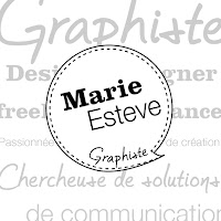 Logo de marie esteve graphiste