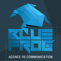 Logo d'Agence Web Blue frog