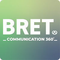 Logo de BRET. Communication 360°