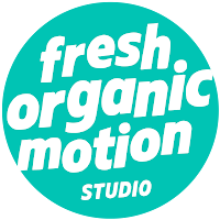 Logo de Fresh Organic Motion – Création Mascotte Lille