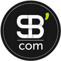 Logo de SB COM / Agence de communication - Graphiste - site internet - Motion design