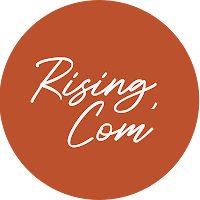 Logo de Rising Com' - Création de sites web, identité visuelle & supports de communication