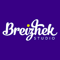 Logo de Breizhek Studio | Graphiste Print & Web, Agence de communication