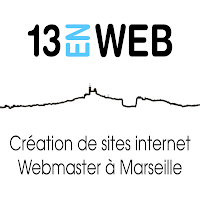 Logo de 13 en Web Webmaster Marseille Création de sites internet