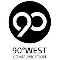 Logo de 90°West Communication