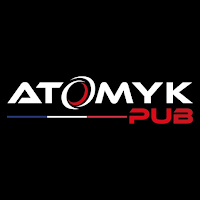 Logo d'ATOMYK PUB | Enseigne & Signalétique / Textile & Véhicule