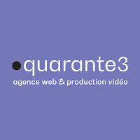 Logo de Quarante3 - Agence web & production vidéo au Puy-en-Velay