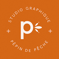 Logo de Studio graphique Pépin de Pêche