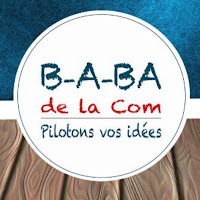 Logo de B-a-ba de la Com - Pilotons vos idées Com’