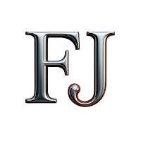 Logo de fj. Digital conception site web