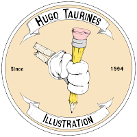 Logo de hugo taurines illustration