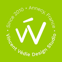 Logo de Vincent Védie - Graphiste et Peintre en Lettres