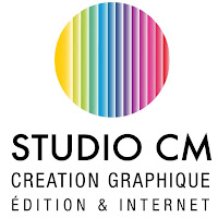 Logo de Studio CM - Christelle Mangel - Création graphique - Edition & Internet