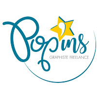 Logo de Pop'ins graphiste freelance