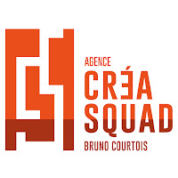 Logo de CREASQUAD - graphiste Vincennes - livre événementiel