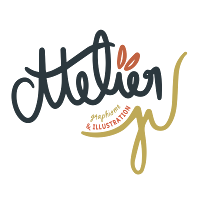 Logo de Graphiste illustratrice - Le Mans - Atelier Ju