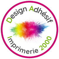 Logo d'Imprimerie 2000 - Design Adhésif