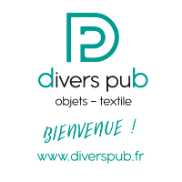Logo de Divers Pub : Textile et objets publicitaires - Imprimerie - Signalétique