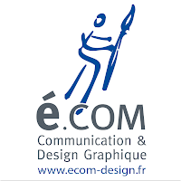 Logo d'éCOM - Communication & Design Graphique - Michalon Eric